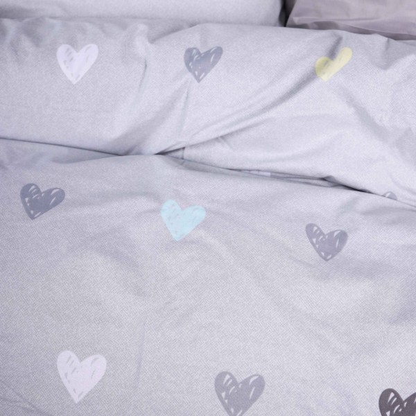 Фото - Комплект постельного белья MirSon Бязь 17-0782 Pastel Love Print 220х240 (2200011274270)
